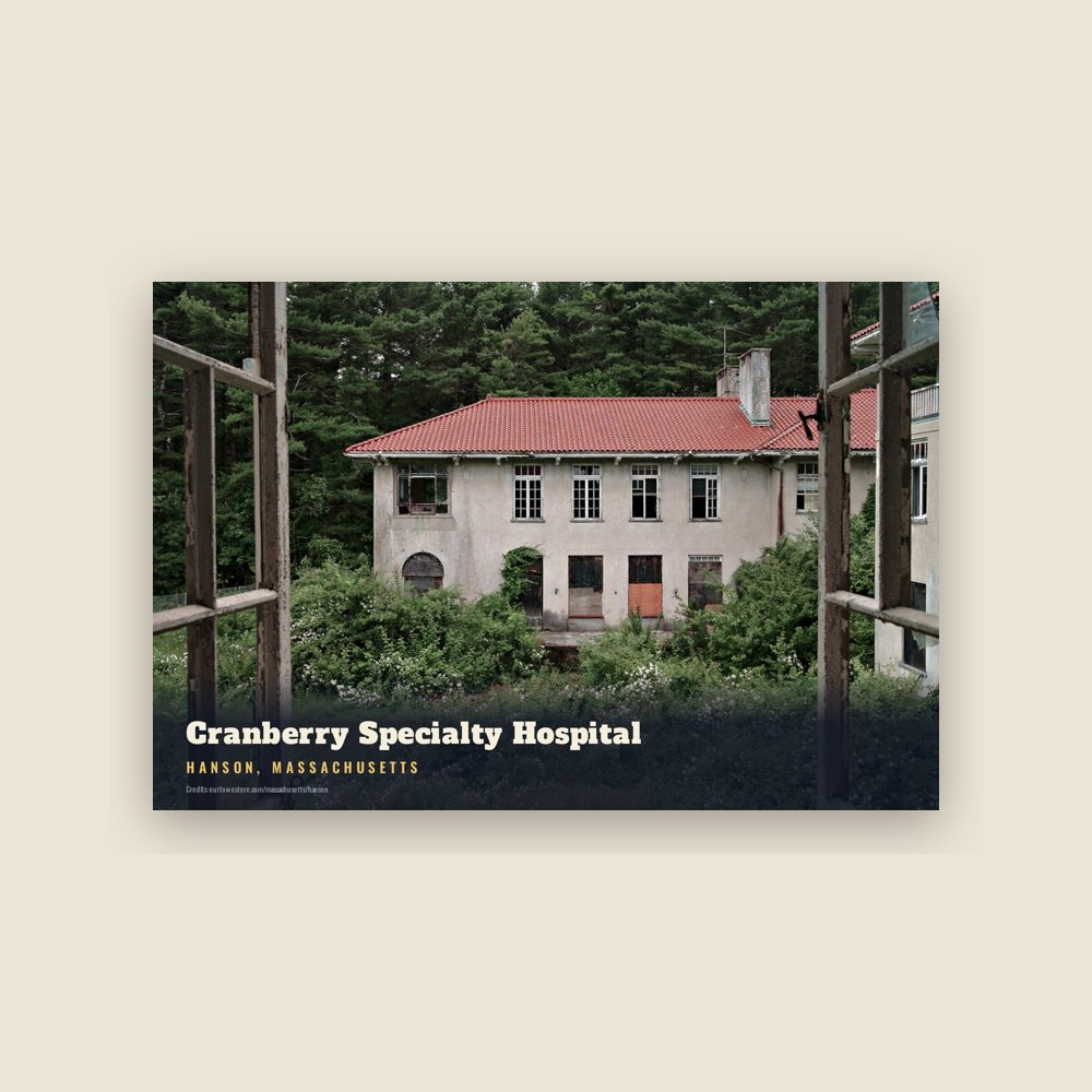 Hanson Cranberry Specialty Hospital Postcard