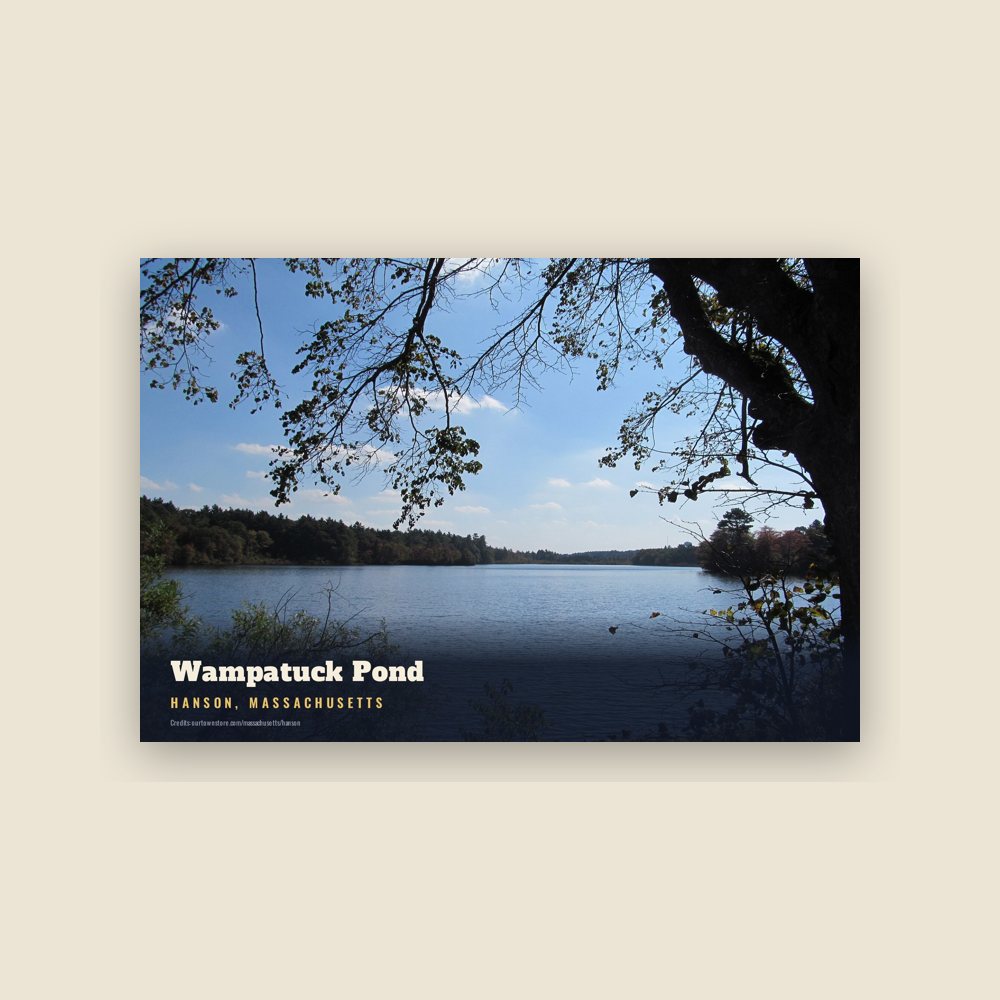 Hanson Wampatuck Pond Postcard