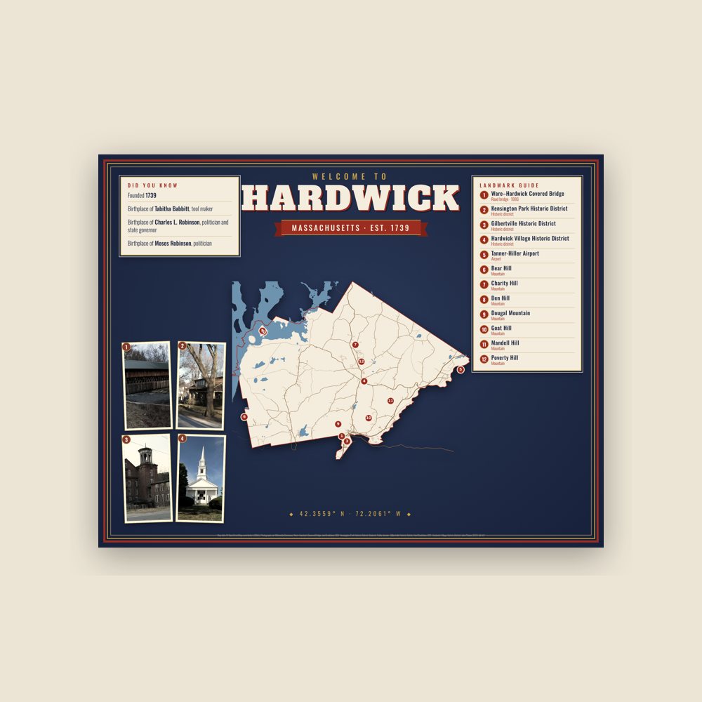 Hardwick Map Placemat