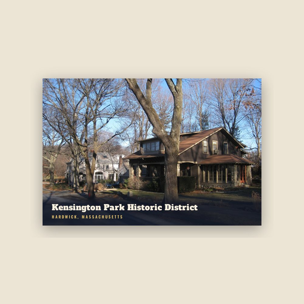 Hardwick Kensington Park Historic District Postcard