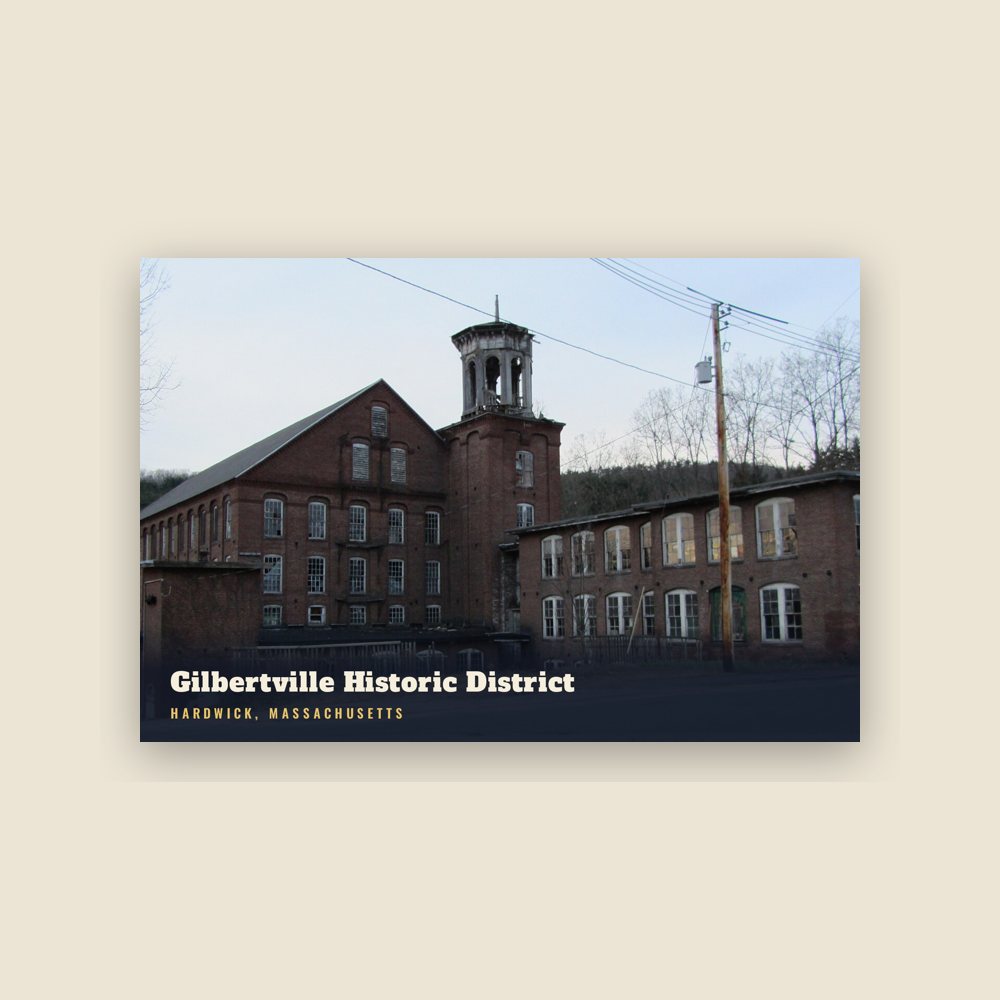 Hardwick Gilbertville Historic District Postcard