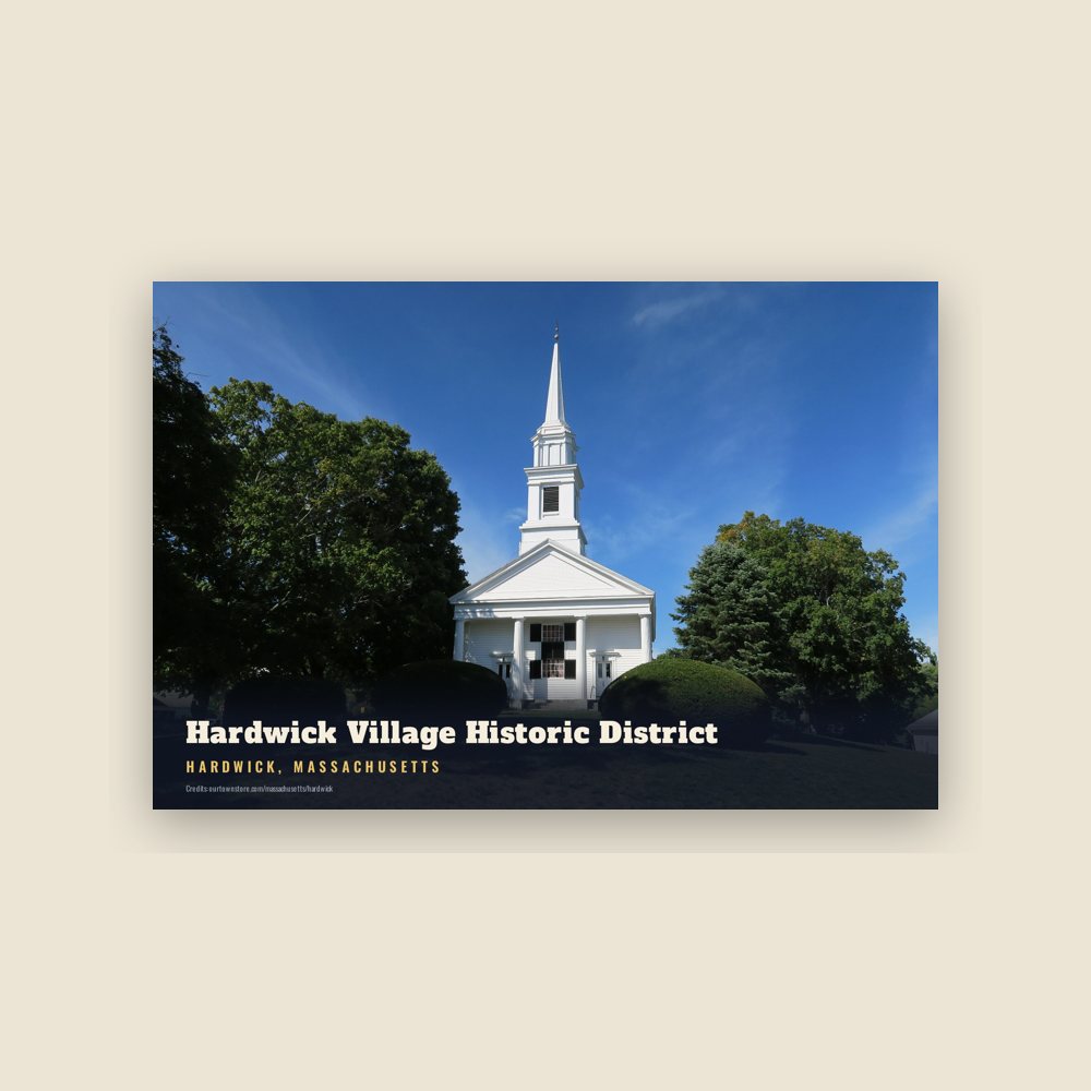 Hardwick Hardwick Village Historic District Postcard