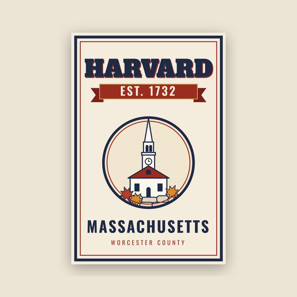 Harvard Garden Flag
