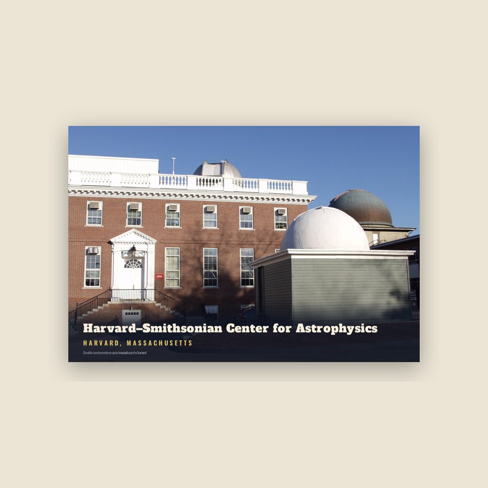 Harvard Harvard–Smithsonian Center for Astrophysics Postcard