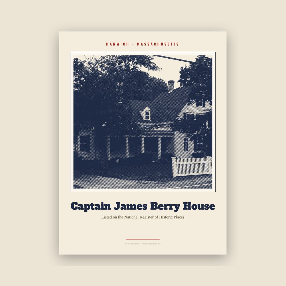 Harwich Captain James Berry House Landmark Print