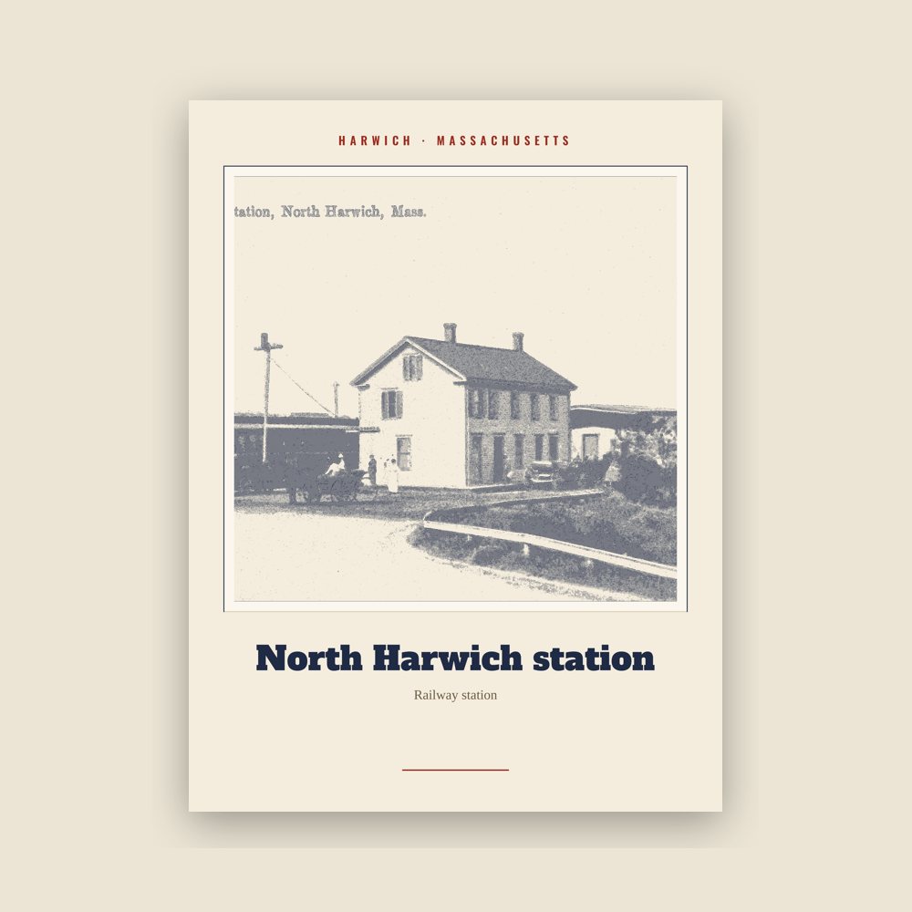 Harwich North Harwich station Landmark Print