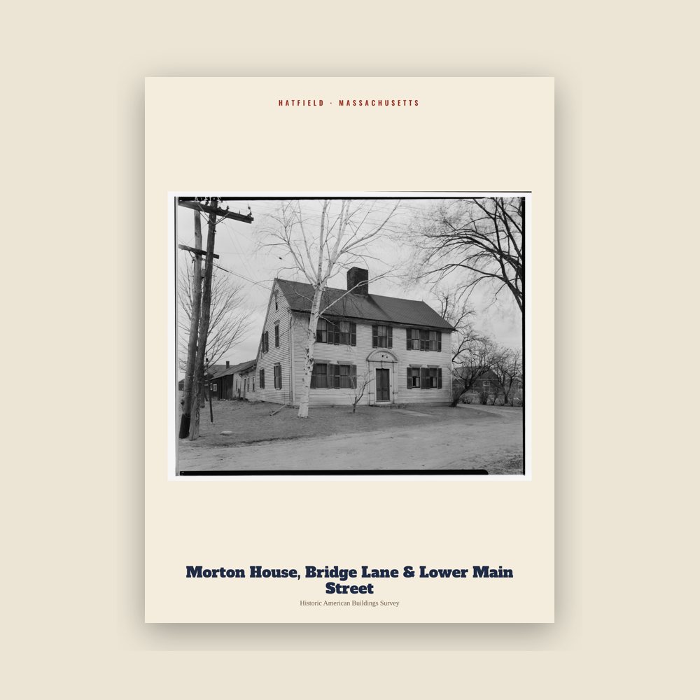 Hatfield Morton House, Bridge Lane & Lower Main Street Archive Print