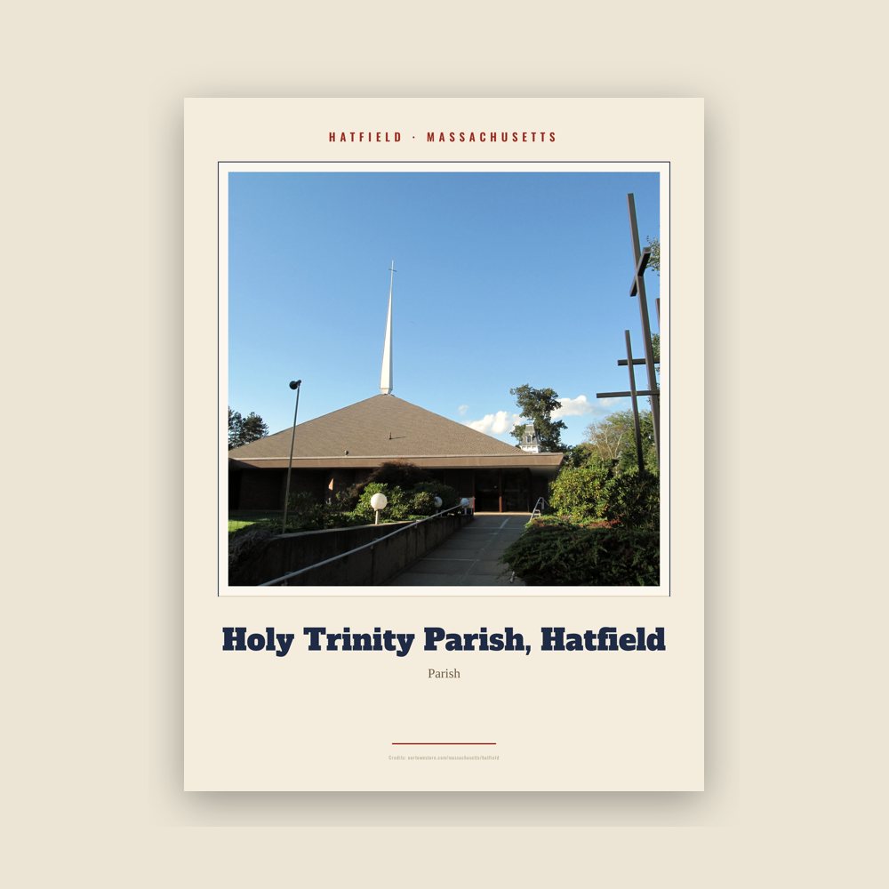 Hatfield Holy Trinity Parish, Hatfield Landmark Print