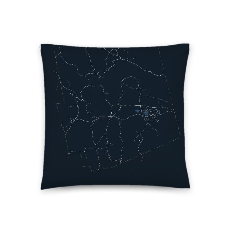 Heath Map Throw Pillow