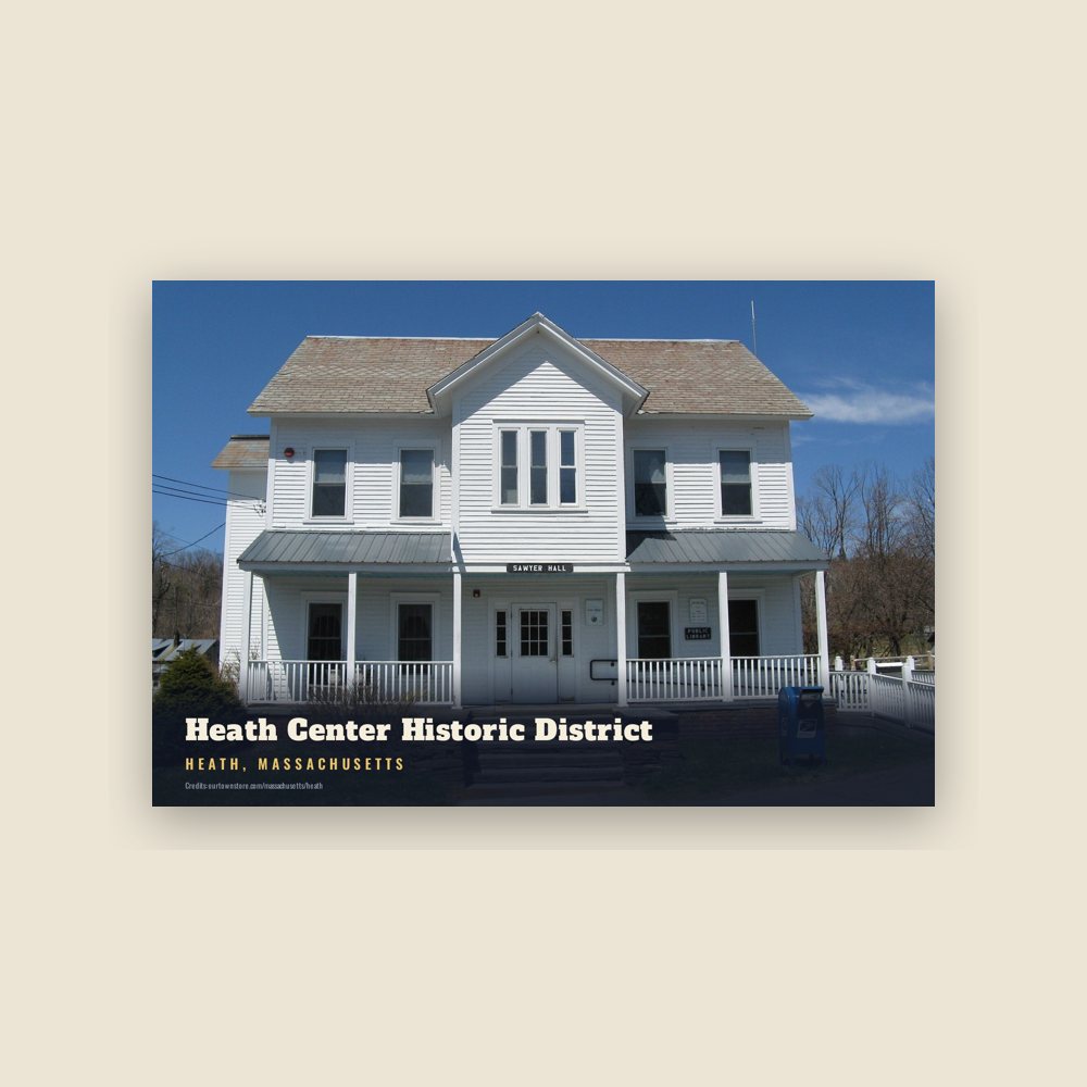 Heath Heath Center Historic District Postcard