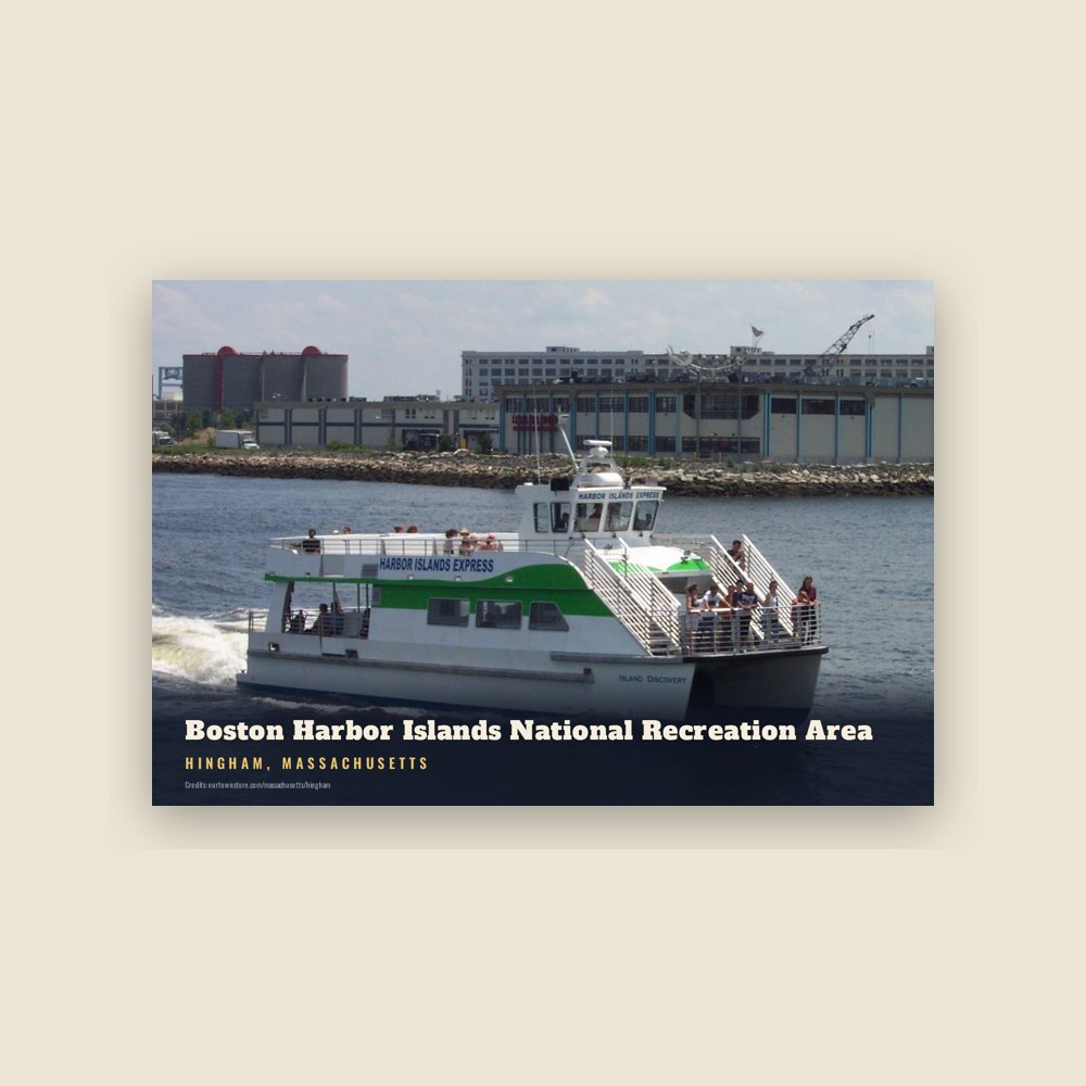 Hingham Boston Harbor Islands National Recreation Area Postcard