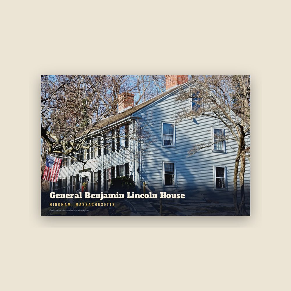 Hingham General Benjamin Lincoln House Postcard