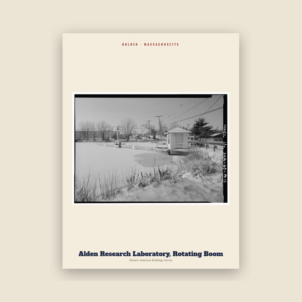 Holden Alden Research Laboratory, Rotating Boom Archive Print