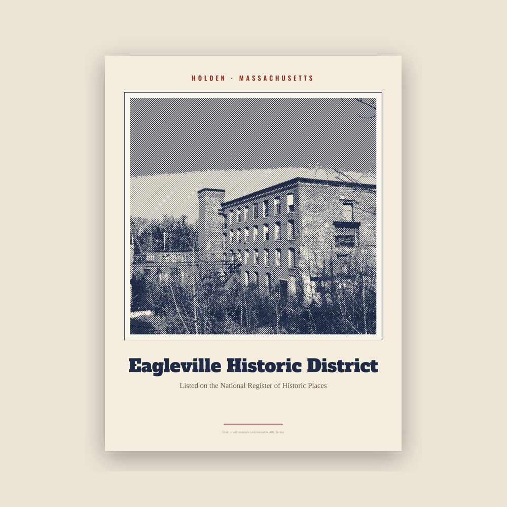 Holden Eagleville Historic District Landmark Print