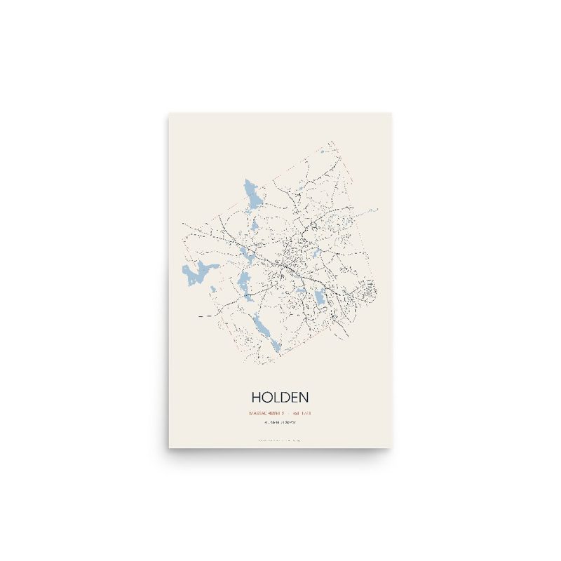 Holden Street Map Poster · Linen