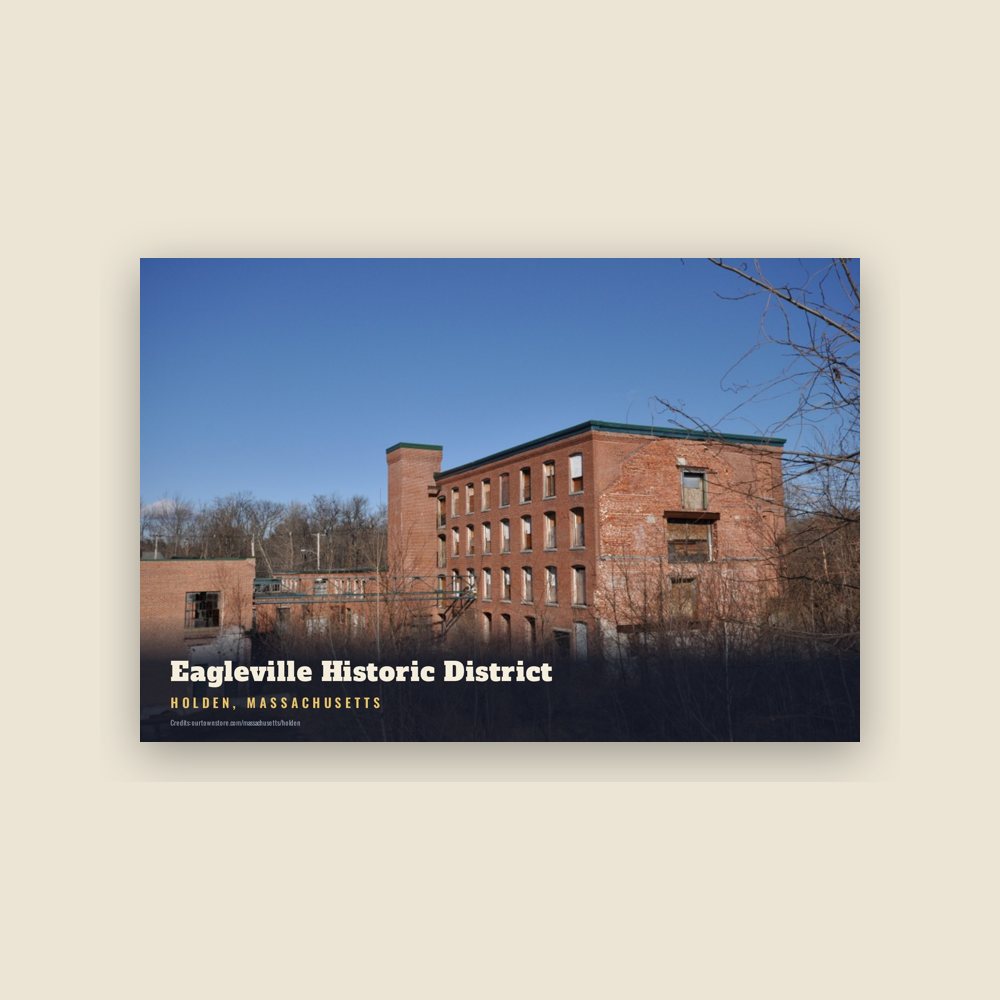 Holden Eagleville Historic District Postcard