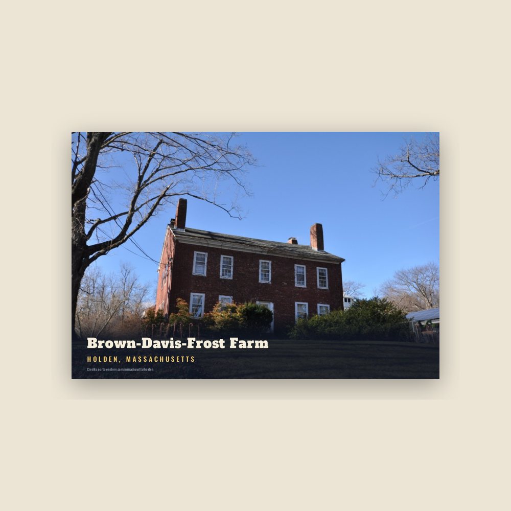 Holden Brown-Davis-Frost Farm Postcard