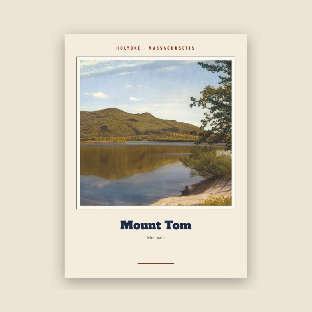 Holyoke Mount Tom Landmark Print