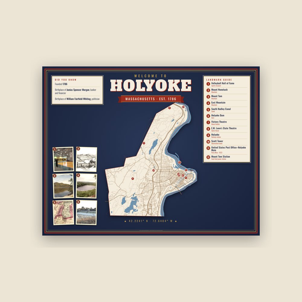 Holyoke Map Placemat