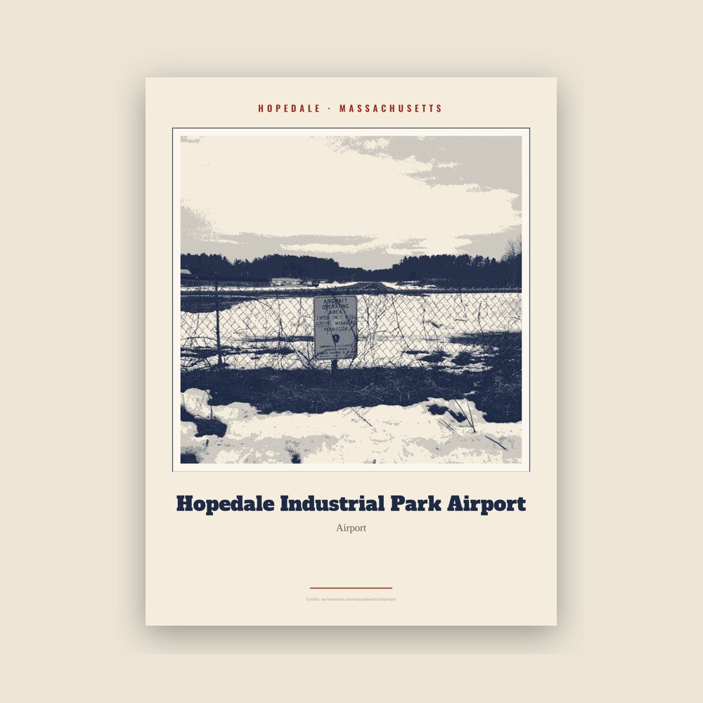 Hopedale Hopedale Industrial Park Airport Landmark Print