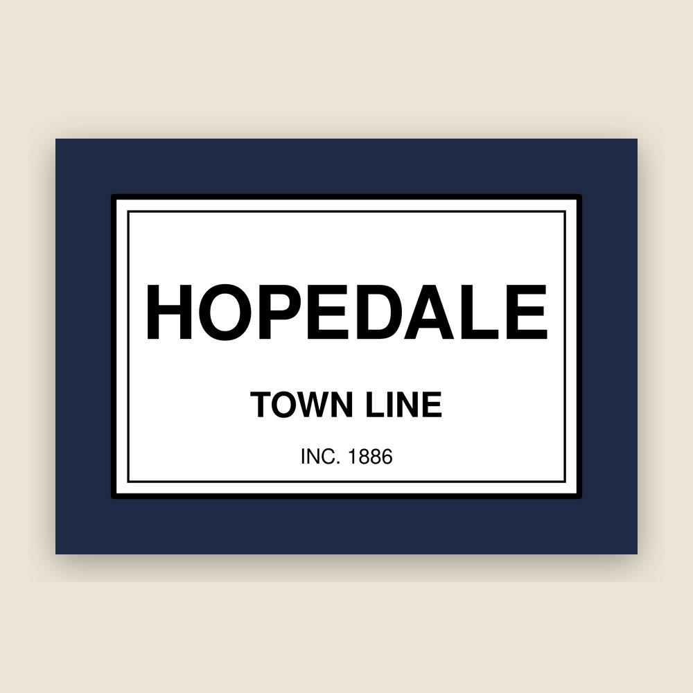 Hopedale Town Line Mug