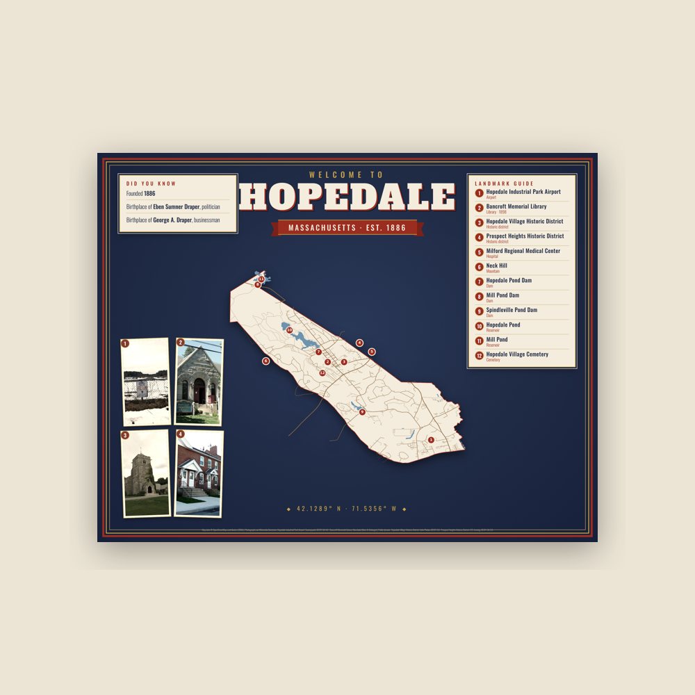 Hopedale Map Placemat