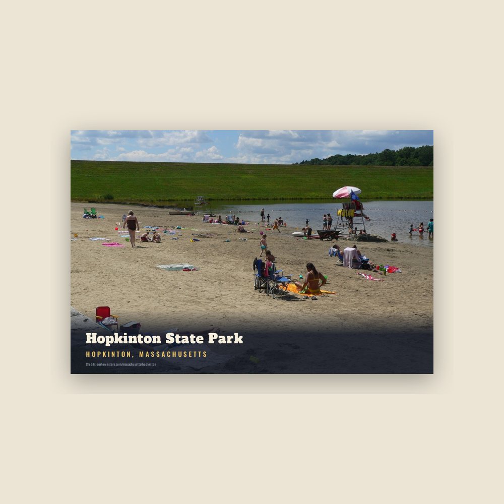 Hopkinton Hopkinton State Park Postcard