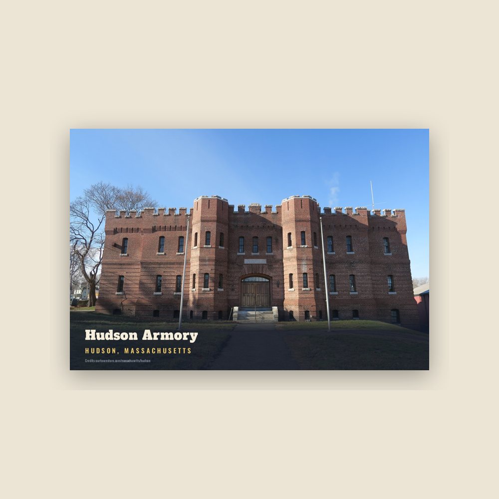 Hudson Hudson Armory Postcard