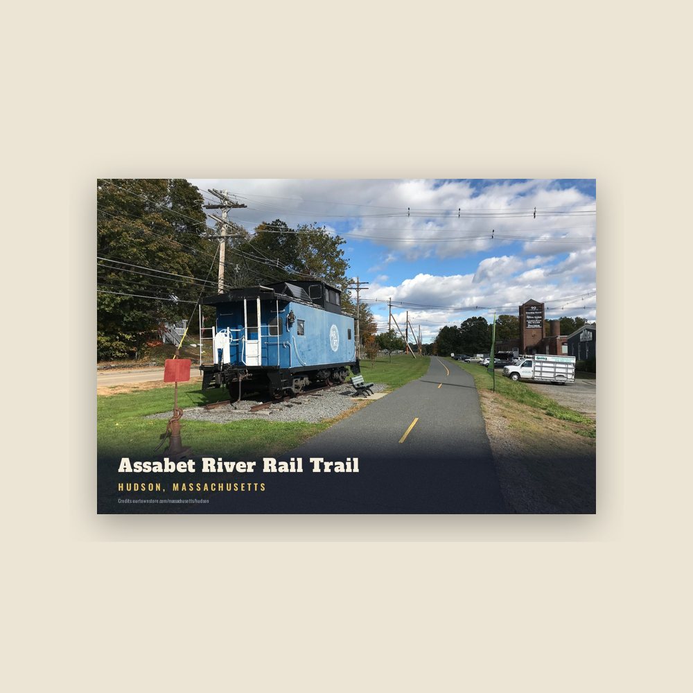 Hudson Assabet River Rail Trail Postcard
