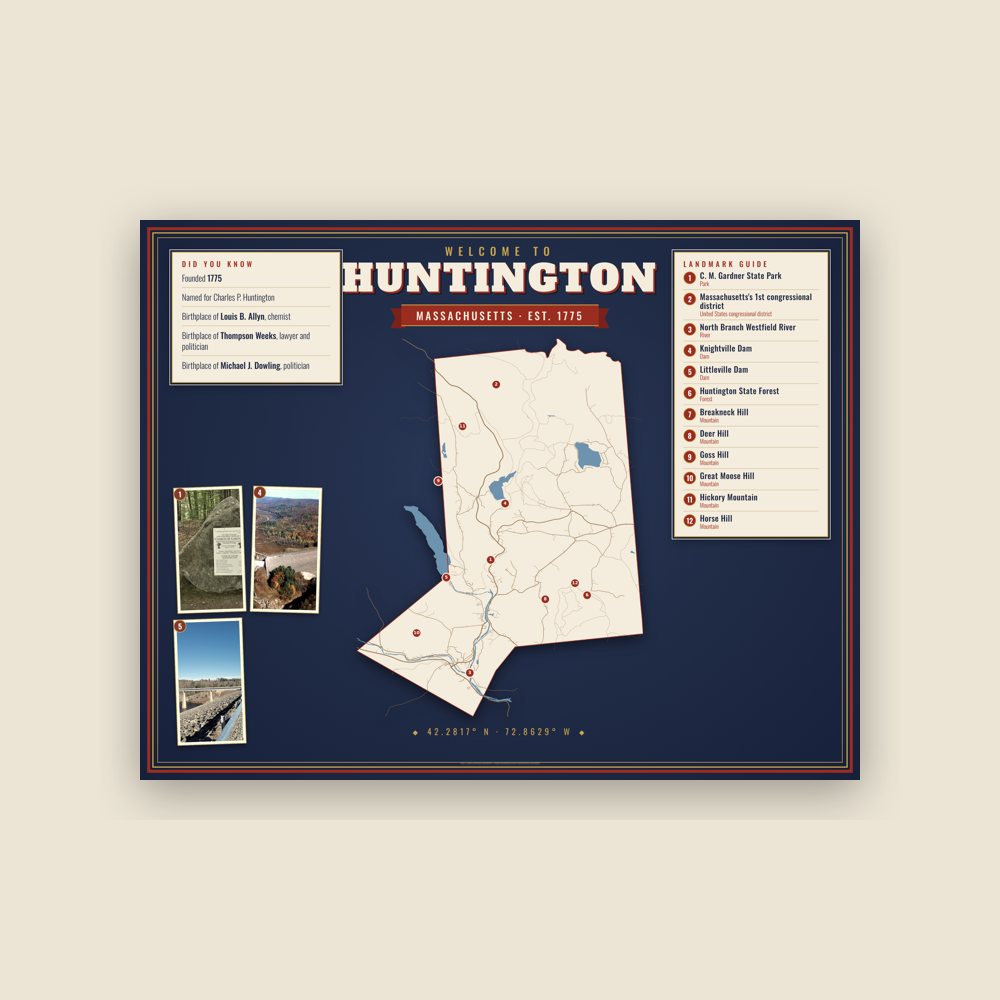 Huntington Map Placemat