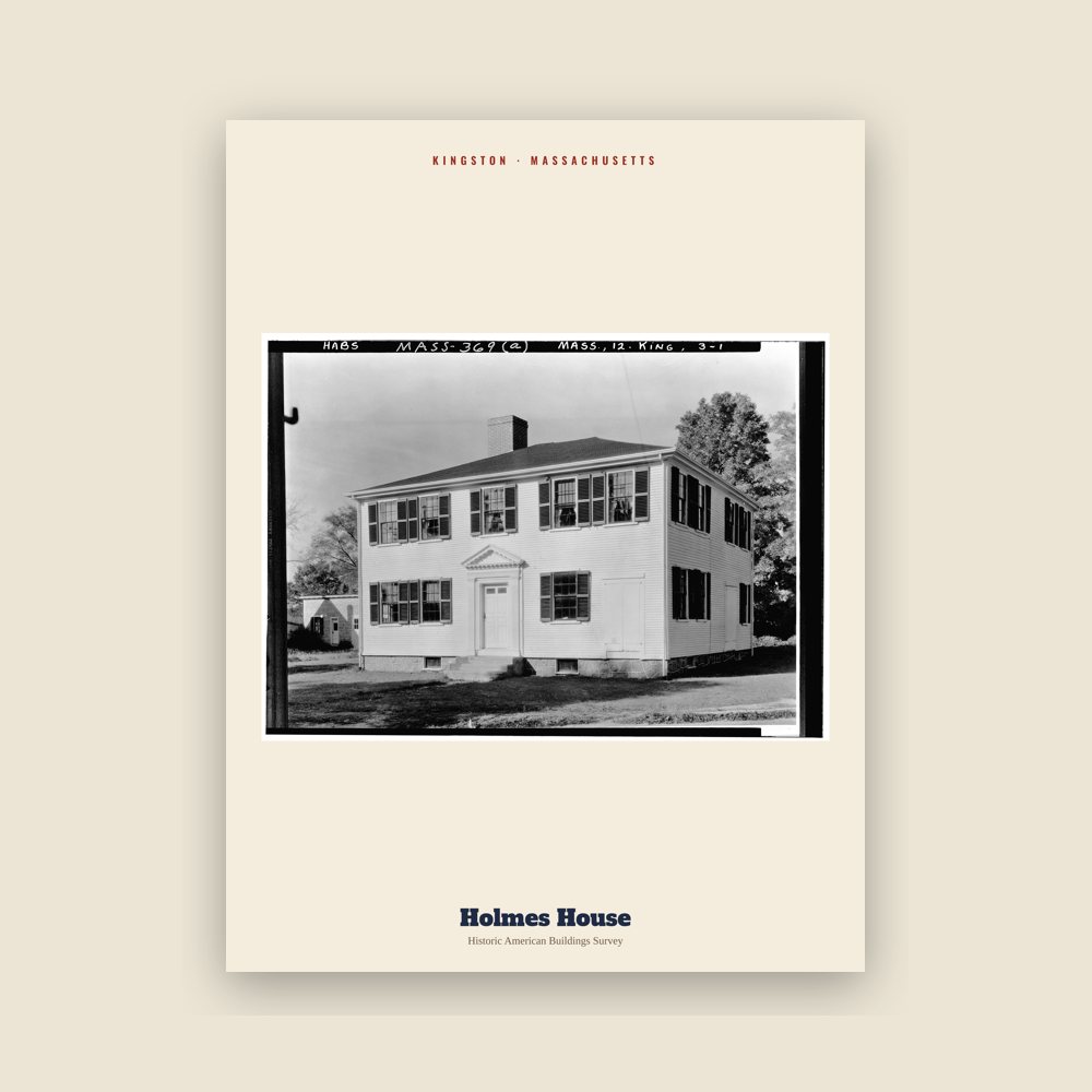 Kingston Holmes House Archive Print
