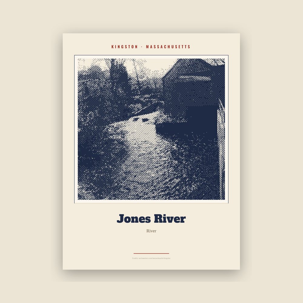 Kingston Jones River Landmark Print