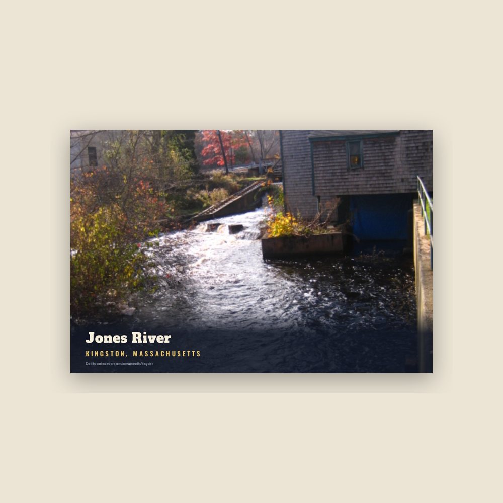 Kingston Jones River Postcard