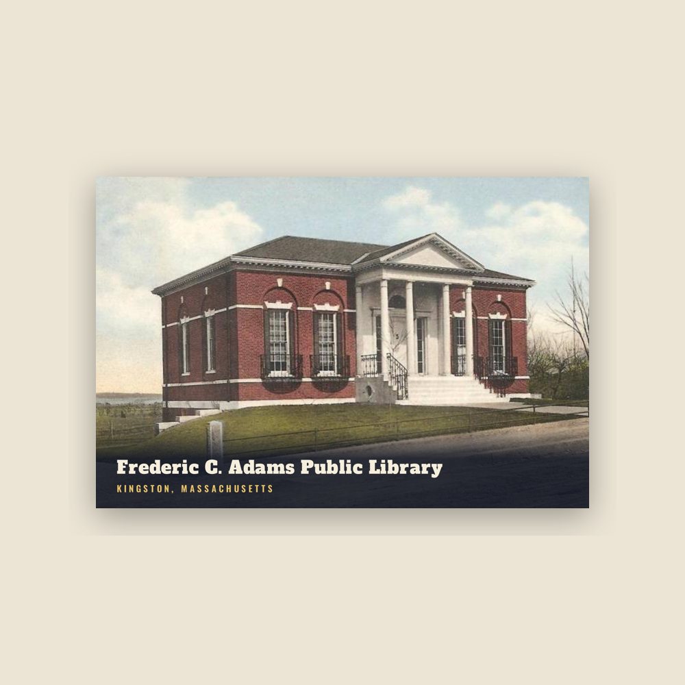 Kingston Frederic C. Adams Public Library Postcard