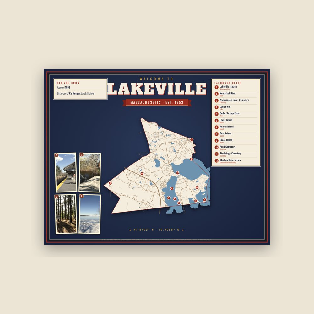 Lakeville Map Placemat
