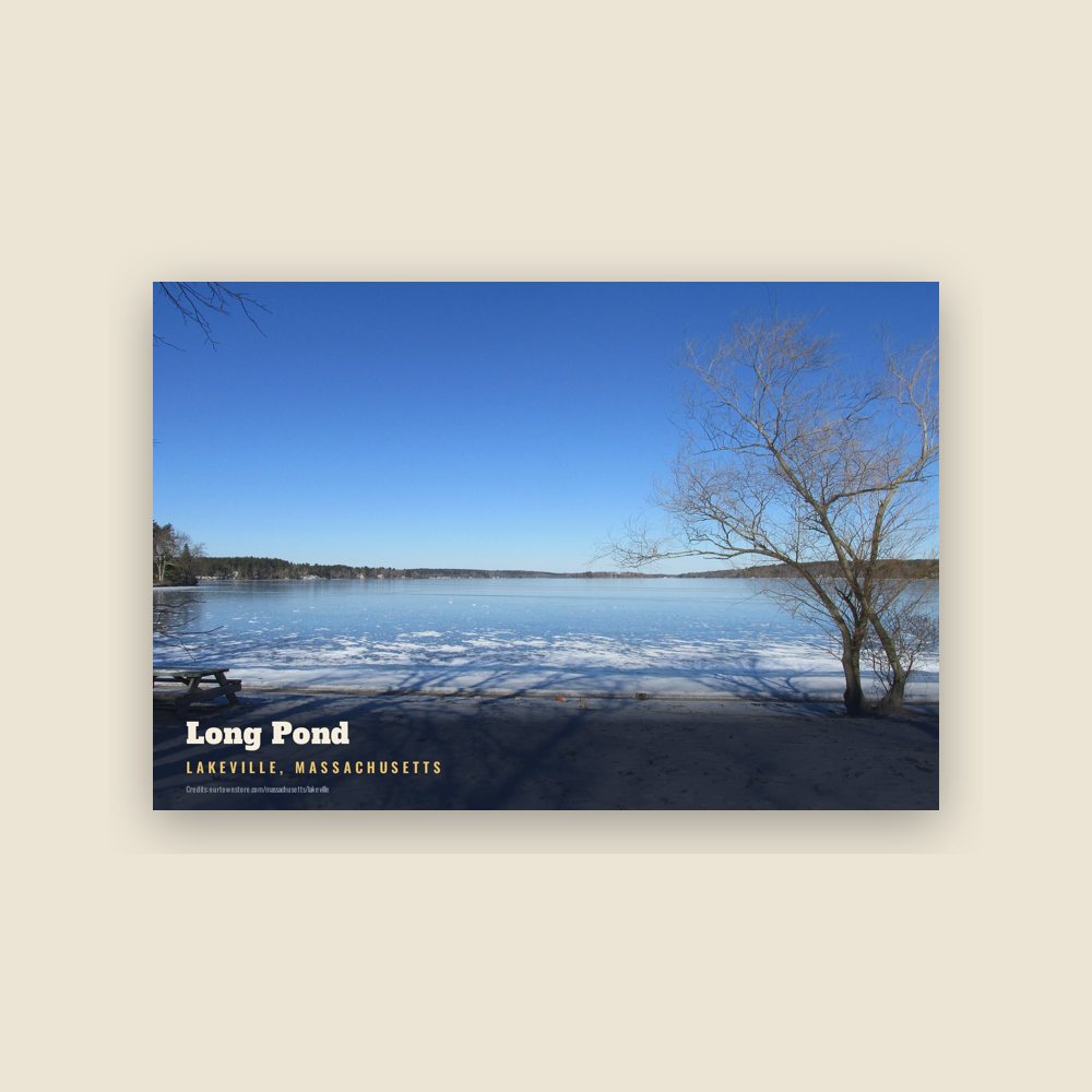 Lakeville Long Pond Postcard