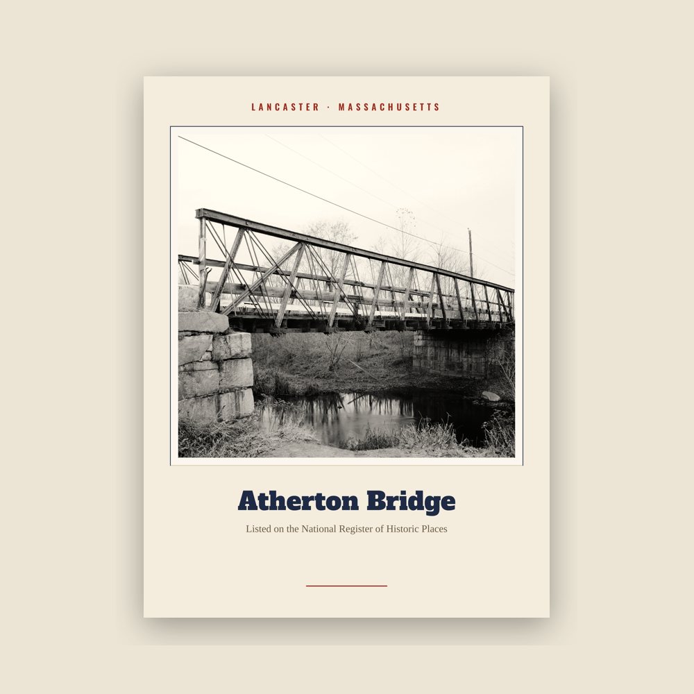 Lancaster Atherton Bridge Landmark Print
