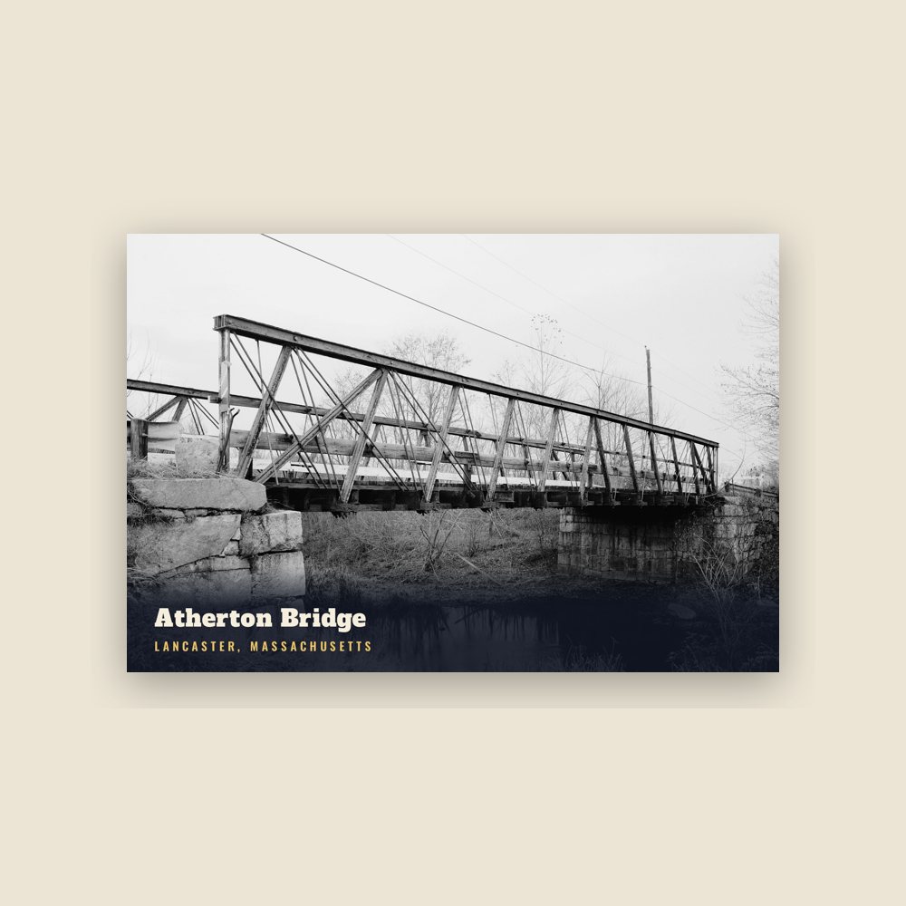 Lancaster Atherton Bridge Postcard