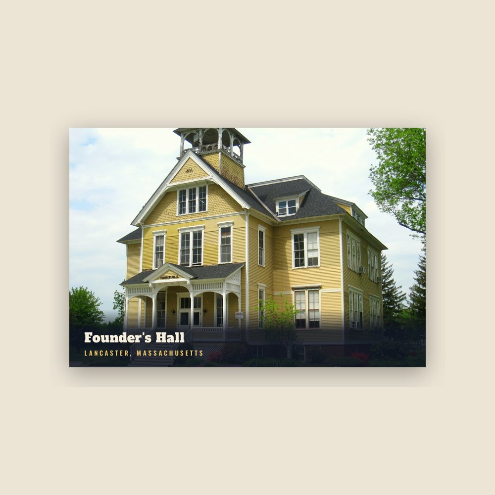 Lancaster Founder's Hall Postcard