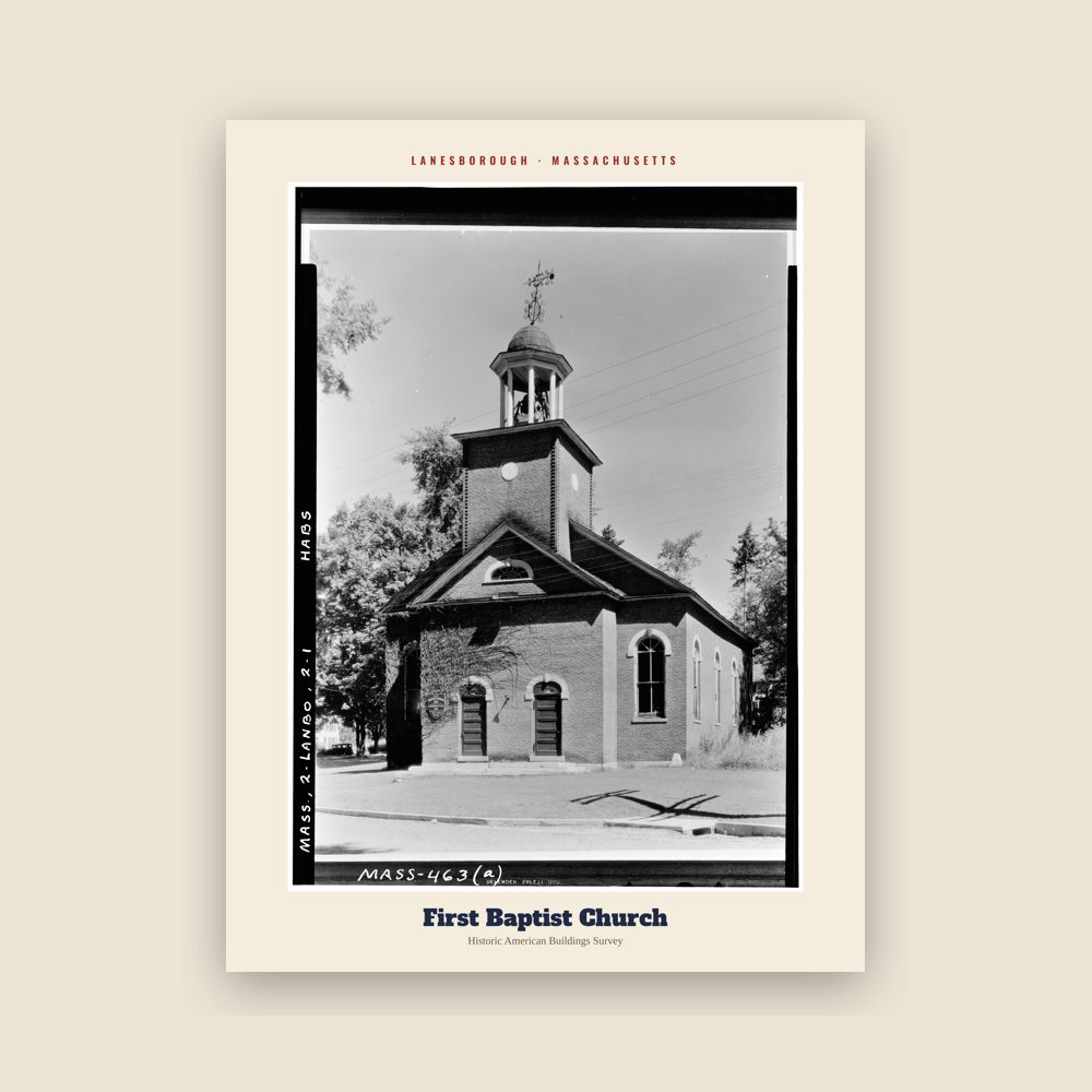 Lanesborough First Baptist Church Archive Print