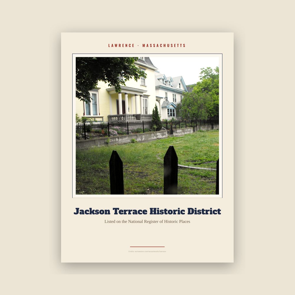 Lawrence Jackson Terrace Historic District Landmark Print