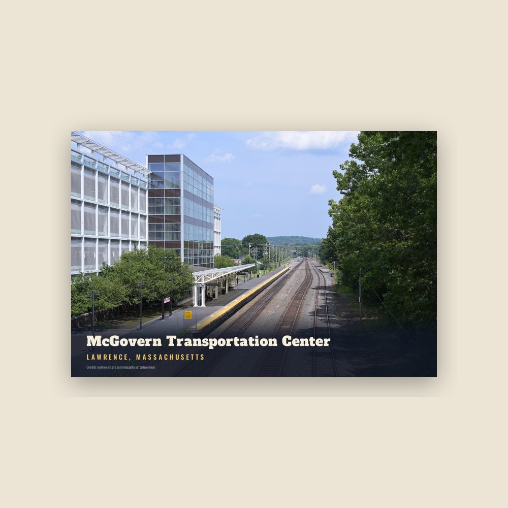 Lawrence McGovern Transportation Center Postcard
