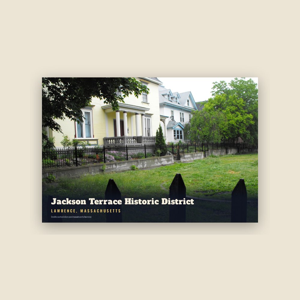 Lawrence Jackson Terrace Historic District Postcard
