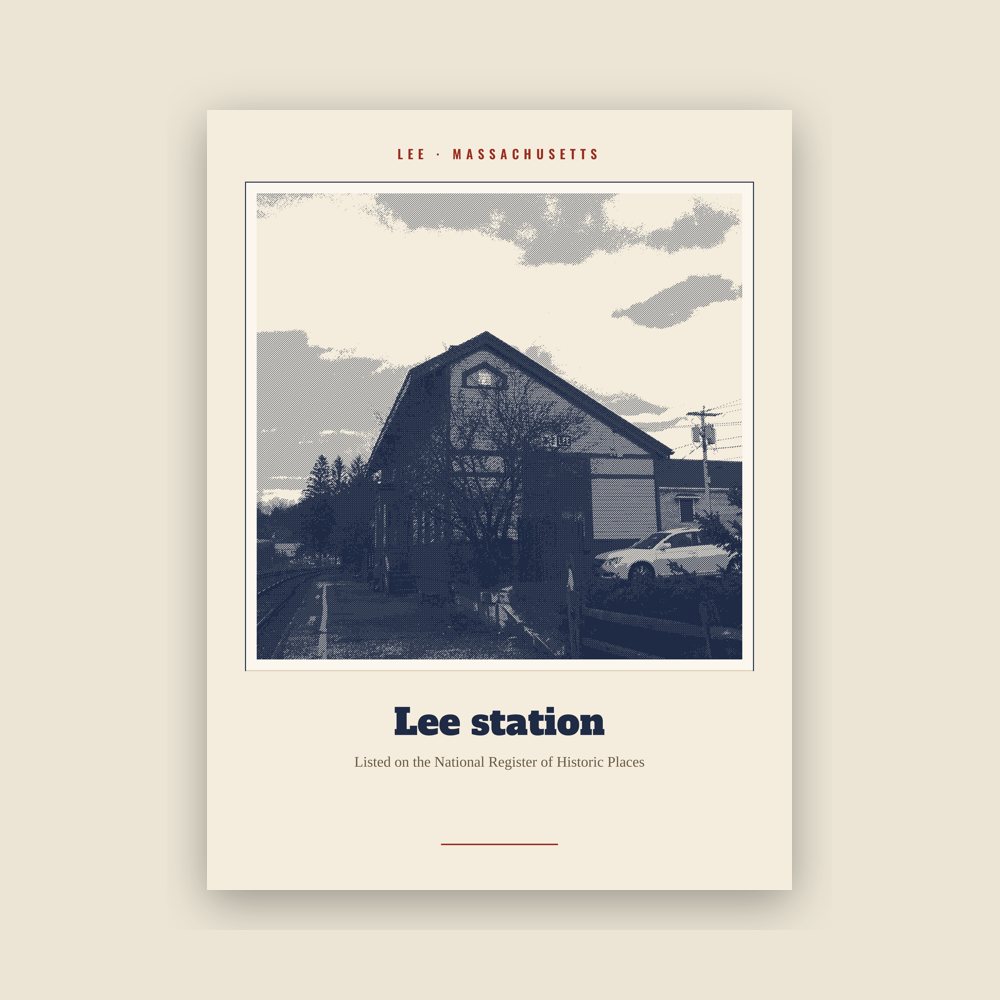 Lee Lee station Landmark Print