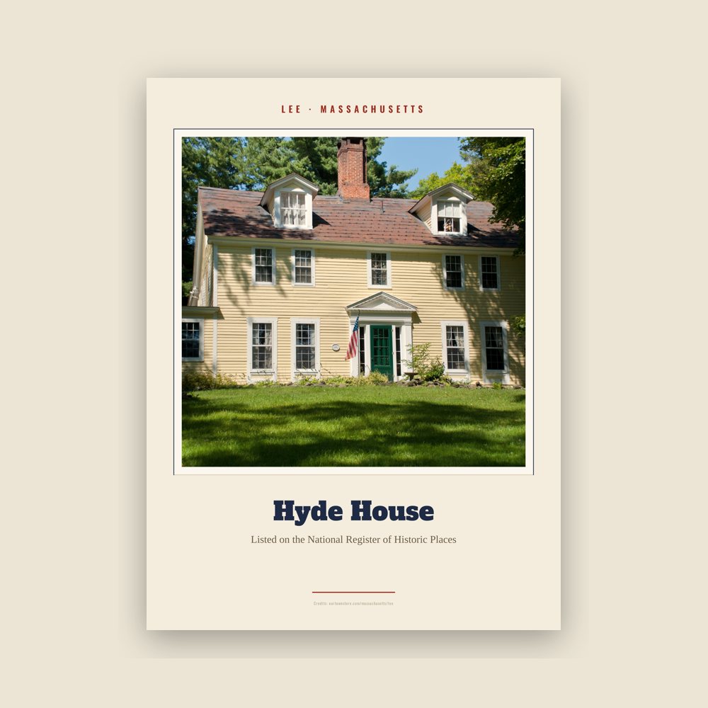 Lee Hyde House Landmark Print