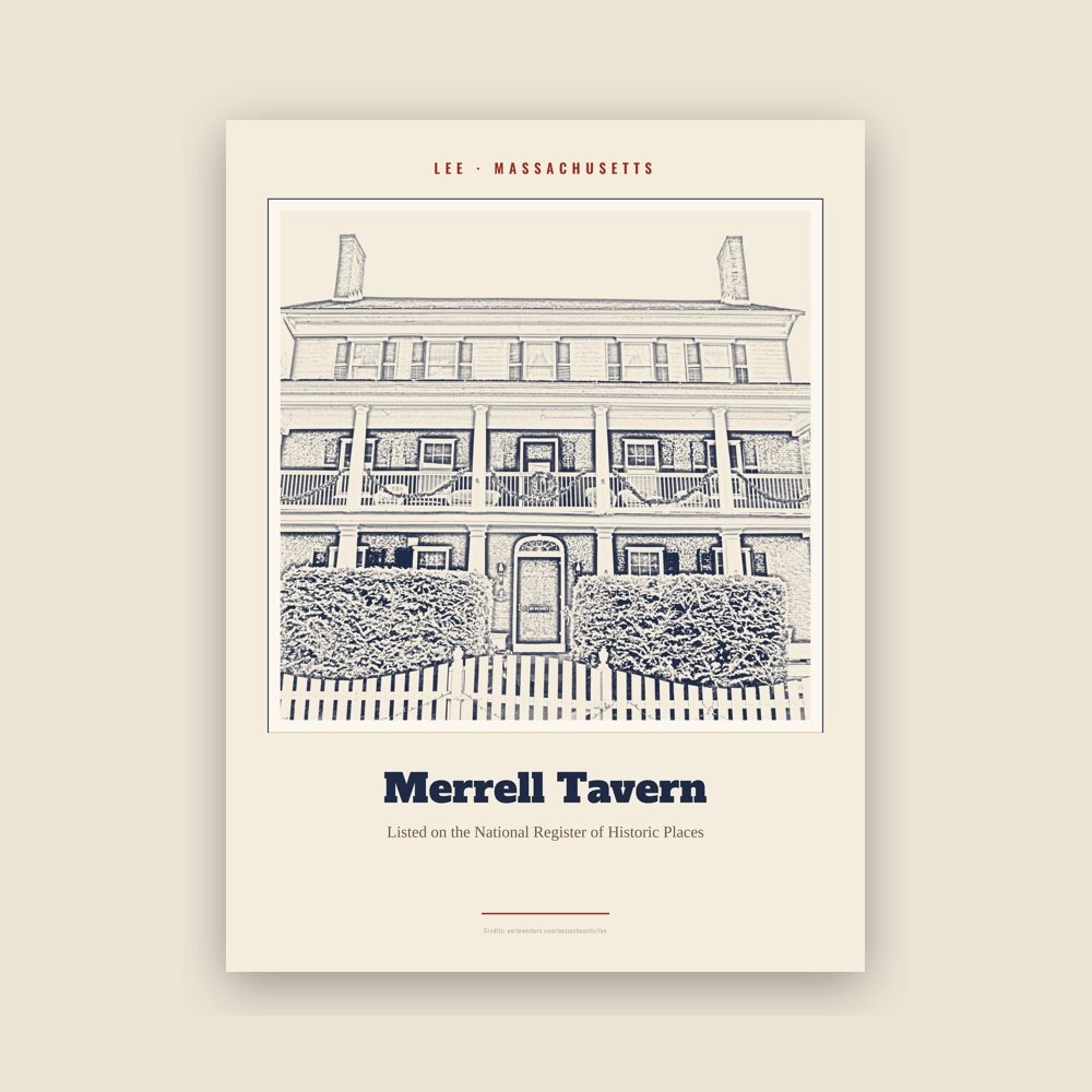 Lee Merrell Tavern Landmark Print
