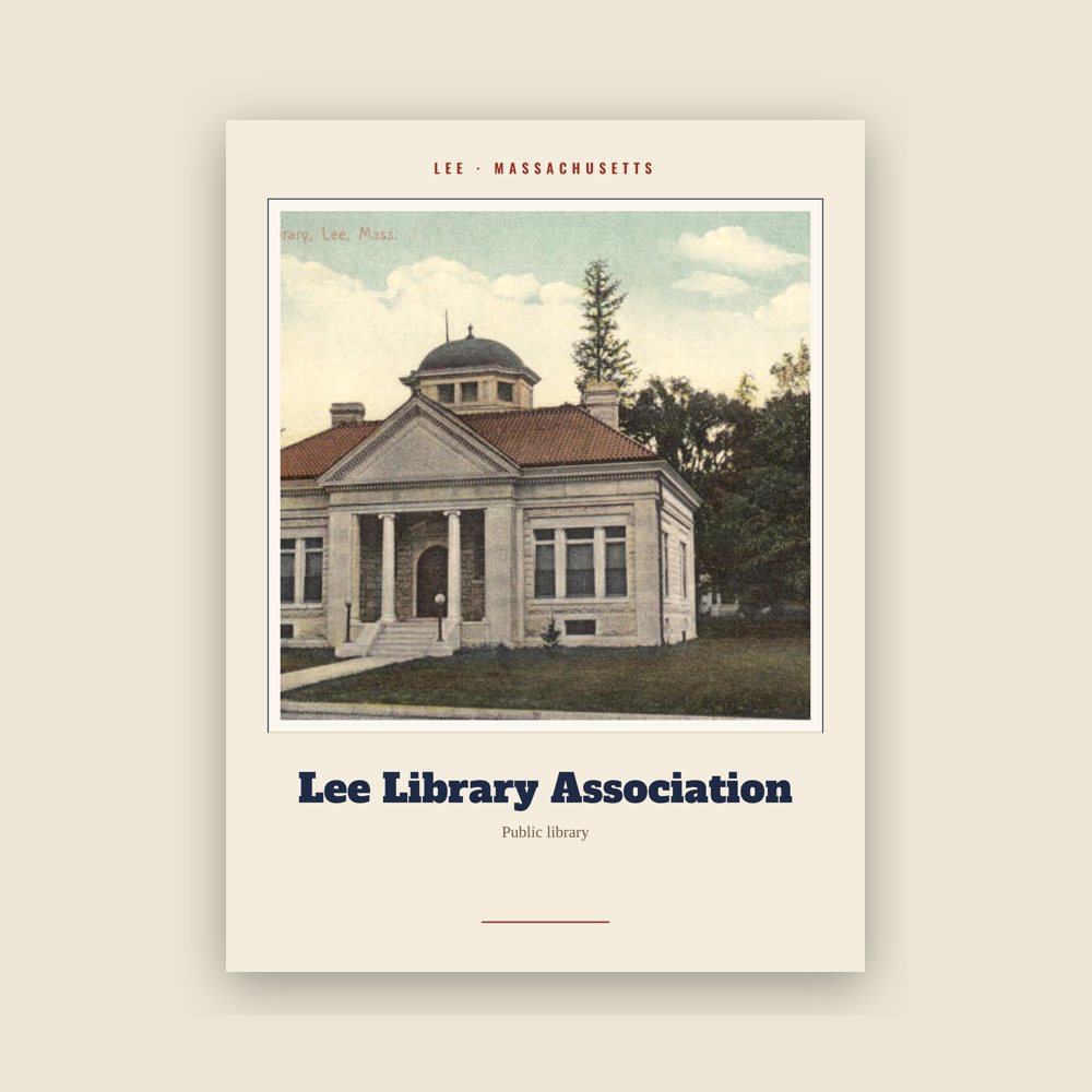 Lee Lee Library Association Landmark Print