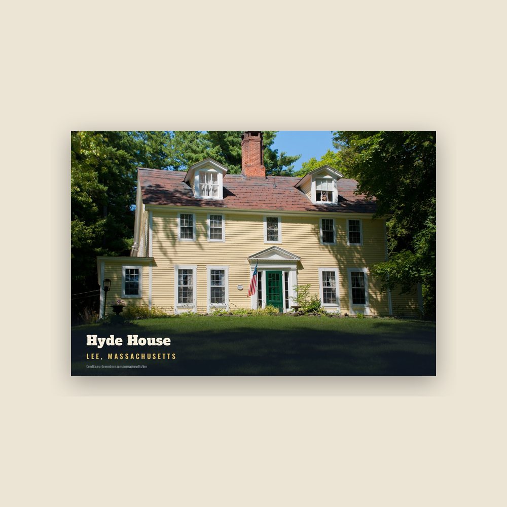 Lee Hyde House Postcard