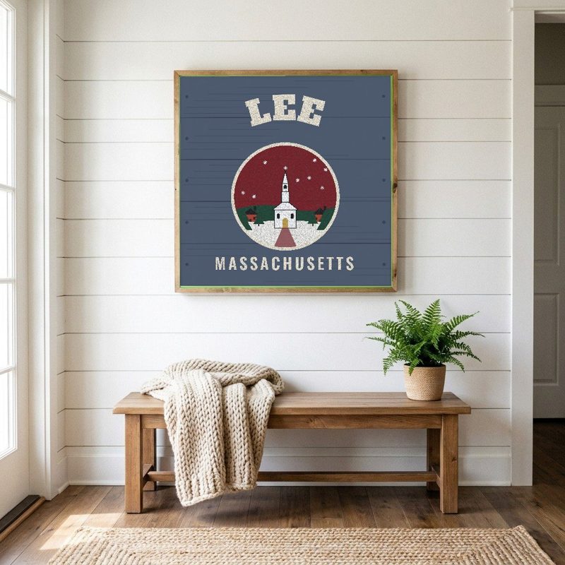 Lee Hometown Wood Sign