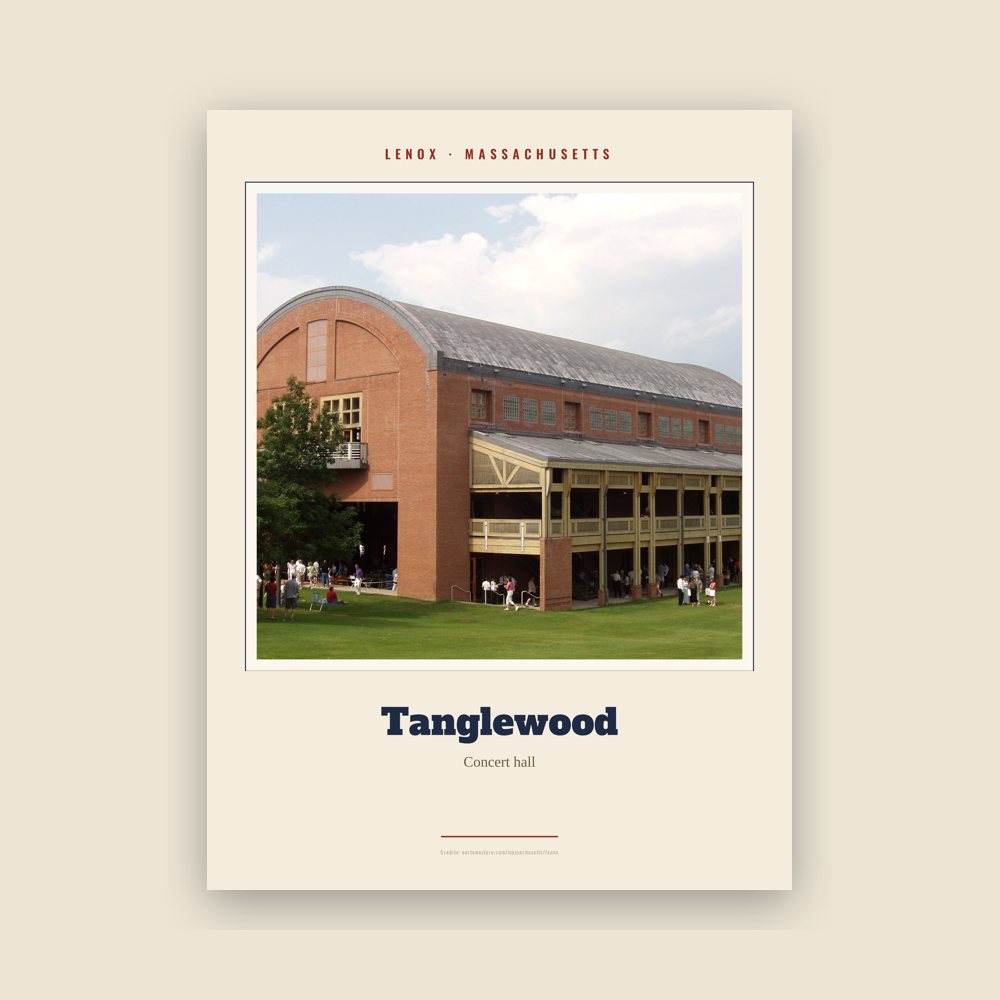 Lenox Tanglewood Landmark Print